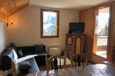 Image de Appartement familial 8 couchages, vue montagne domaine des Sybelles