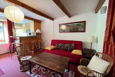 Image de Appartement T2 plein sud au pied des pistes, 6 pers, Box à skis