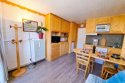 Image de Studio rénové 4 pers. pied des pistes à Pra-Loup 1600, balcon, équipements complets
