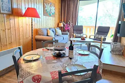Image de Grand T3 avec terrasse, équipement complet et accès direct galerie commerciale à Pra-Loup 1600