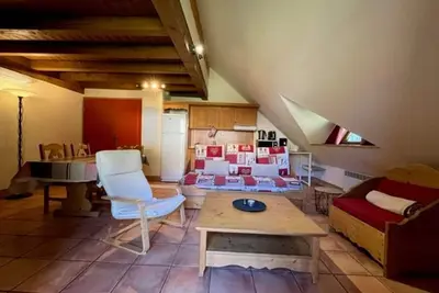 Image de T2 Mezzanine tout équipé à Pra-Loup 1500, navette, garage, 6 personnes