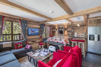 Image de Chalet cosy proche des pistes avec sauna et cheminée - Courchevel 1850