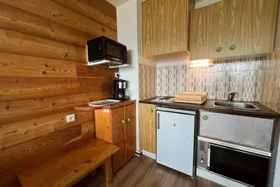Image de Studio cosy Pra Loup 1600, 100m des pistes, balcon est, wifi, réduc ski