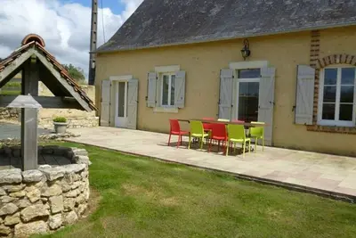 Image de Gîte 8 pers. avec jardin et terrasses, 4 chambres, proche Le Mans et Sablé, idéal pour familles