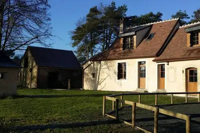 Image de Fermette charmante, nature préservée, forêt de Bercé, détente, cheminée, grand jardin, proche Le Mans