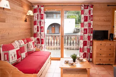 Image de Studio 4 pers, balcon, parking inclus, skis, animaux acceptés - Pra Loup 1500