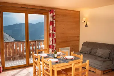 Image de Appartement cosy 6 pers avec balcon, parking, casier à ski