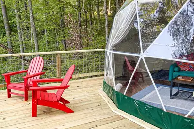 Image de Cozy Geo-Dome with Ac on Private Wilderness Reserve in the Gunks