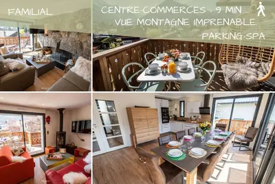 Image de Chalet Hygge Saint-Lary centre: Comforsy \/ 6 ch \/ Spa \/ Vue imprenable \/ Parking