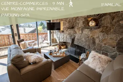 Image de Chalet Hygge Saint-Lary centre: Comfort \/ 4 ch \/ Spa \/ Vue imprenable \/ Parking