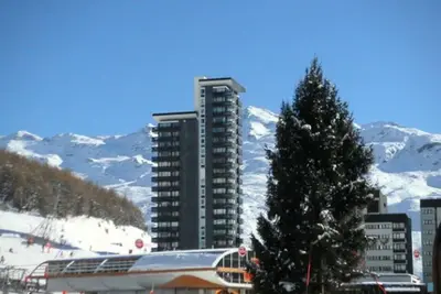 Image de Appart 4 pièces, 10 pers, au pied des pistes, Les Menuires, animaux admis, wifi