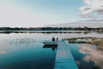 Image de Lake House Family Vacation Retreat, w/water toys sleeps 16 and Race Ready