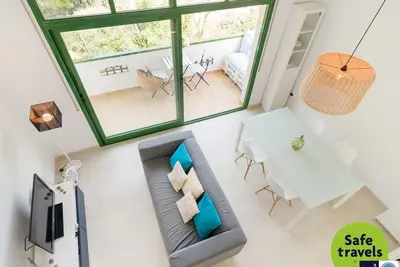 Image de Vela Blanca Sa Riera Duplex, Private parking