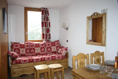 Image de Meribel-Mottaret, Appartement 4 Couchages Skis Aux Pieds