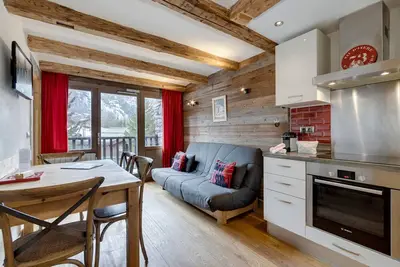 Image de Appartement rénové 1 chambre + alcôve, ski aux pieds, Val Village