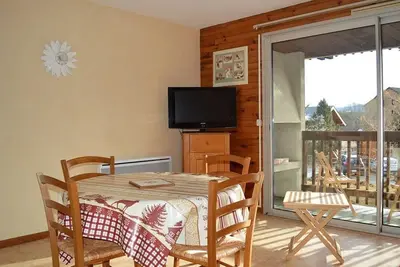 Image de Appartement 2 pièces 6 pers, proche pistes, terrasse, animaux acceptés