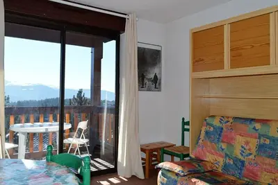 Image de Joli studio cabine 4 pers, balcon, Pkg, Bolquère-Pyrénées 2000