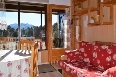 Image de Chalet familial 2 pièces pour 4 pers. à 500m des pistes avec terrasse et équipements modernes