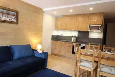 Image de Appartement rénové 6 pers. avec balcon et parking privé à Montgenèvre