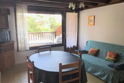 Image de Chalet Accolé à Bolquère, 6 pers, 3 chambres, Cuisine équipée, Parking, Animaux acceptés