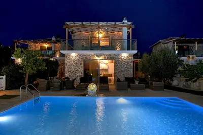 Image de Luxury stone Villa Angela unrestricted view of the Ionian Sea