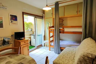 Image de Studio cosy avec balcon, parking et coin nuit séparé - 4 couchages à Cauterets
