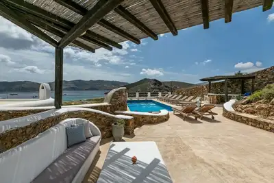 Image de Villa extravagante à Mykonos | Villa Aegean Breeze | 8 chambres | Superbe vue sur la mer | Agrari