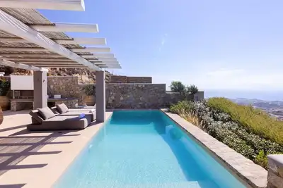 Image de Villa de luxe a Mykonos | Villa Bianca | Piscine privee | 3 chambres | Vue sur la mer | Ornos