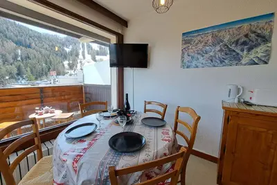 Image de Studio à Pra Loup 1600 pour 6 pers, proche pistes
