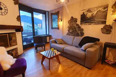 Image de Charmant 2 pièces ski au pied avec balcon et garage à La Clusaz, proche des pistes et du ski-bus
