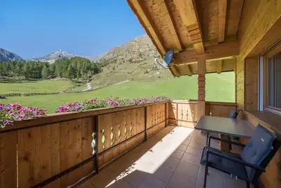 Image de Appartement \"Sonnenaufgang\" avec vue panoramique sur les montagnes, balcon et sauna