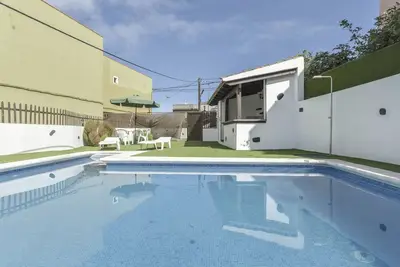 Image de Maison de vacances \"Casa Los Mansino\" avec vue sur la mer, Wi-Fi, jardin et piscine
