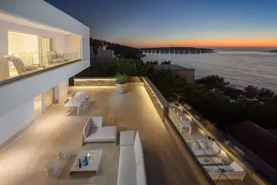 Image de Luxury Seafront Villa Primosten Glamour with private pool, sauna and gym at the beach in Primosten