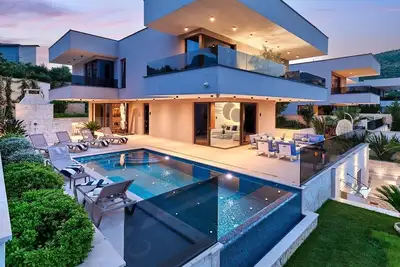 Image de Vila Galatea Marina with private heated pool, sauna and gym