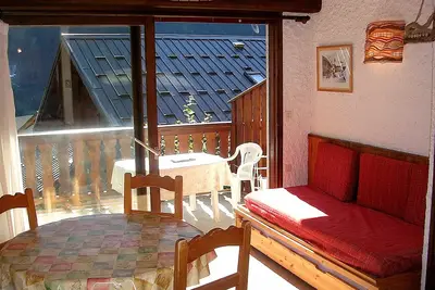 Image de Champagny-en-Vanoise: Studio 4 pers, Balcon, Cheminée, Animaux admis