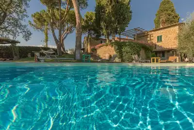 Image de Belle maison de vacances privée avec piscine privée, Wifi, Tv, véranda, vue panoramique, parking