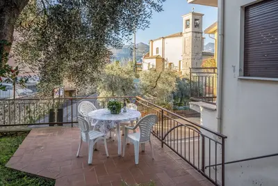 Image de Apartament à Malcesine Cassone sur le lac de Garde avec vue sur les montagnes et terrasse