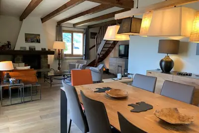 Image de Charmant appartement 140m², 4 chambres, proche pistes et village, parking, wifi