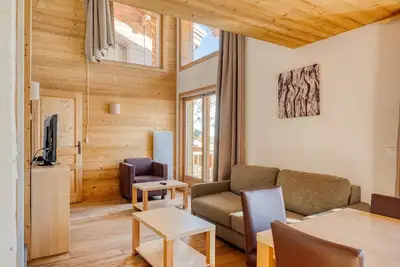 Image de Chalet semi-detache duplex - 3 chambres Ă Dormio resort Les Portes du Grand Massif - Flaine