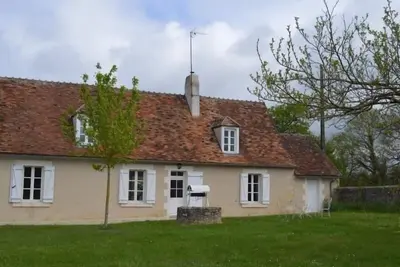 Maison de vacances avec piscine partagée dans le Parc de la Brenne, linge et ménage inclus