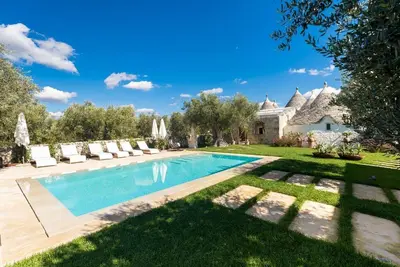 Trullo Ermes - Cinq Chambres Villa, Couchages 10
