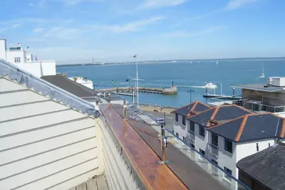 Amazing views of the Solent, situated in the heart of Cowes Old Town.