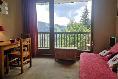 Image de Studio cosy Ă Notre-Dame-de-Bellecombe pour 4 personnes avec vue panoramique