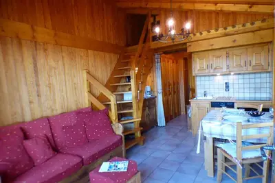 Image de Charmant 2p Les Saisies pour 6 pers. , balcon sud