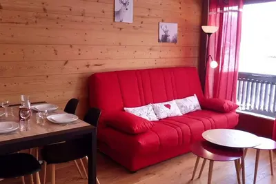 Image de Appartement cosy 2 pièces cabine, 6 pers, au pied des pistes, proche Esf et village