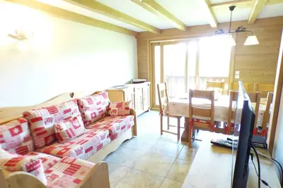 Image de Appartement cosy 5 pièces 8 pers, balcon, garage, proche forêt et massif du Beaufortain