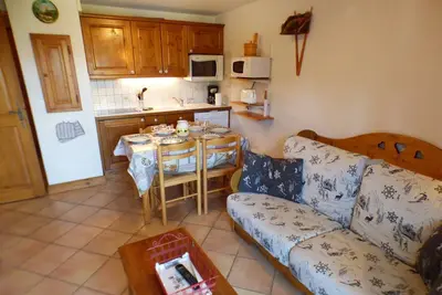 Image de Appartement cosy 2 pièces, 6 pers, Les Saisies, balcon, animaux admis