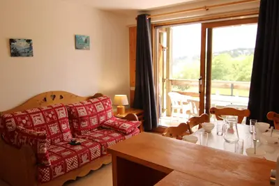 Image de Studio Montagne Les Saisies, 6 Personnes, Balcon Sud, Proche Centre et Pistes