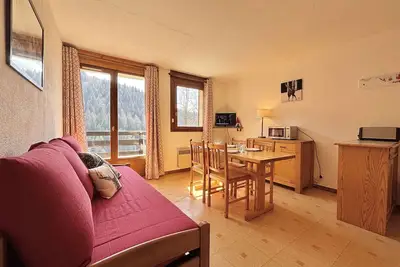 Image de Studio cosy Ă Notre-Dame-de-Bellecombe, proche des pistes et commerces - 4 pers, balcon, parking