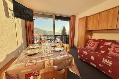 Image de Studio cosy au pied des pistes avec piscine et parking - 4 pers